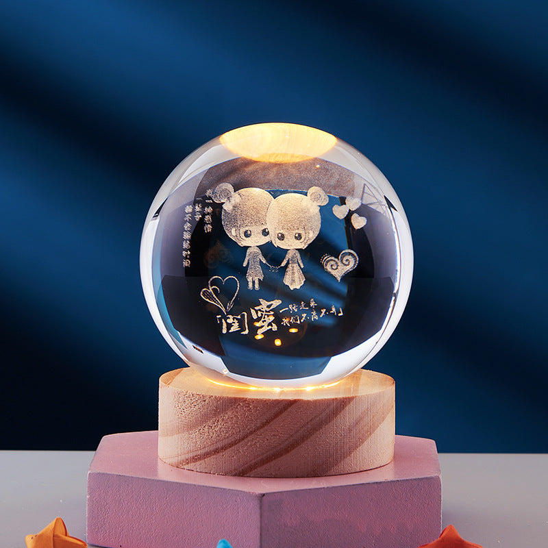 Dream Glow 3D Ball Gift Night Lamp