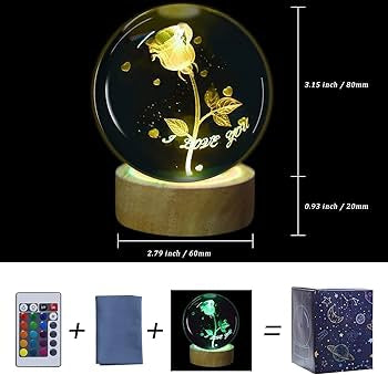 3D Ball Lamp I Love You™
