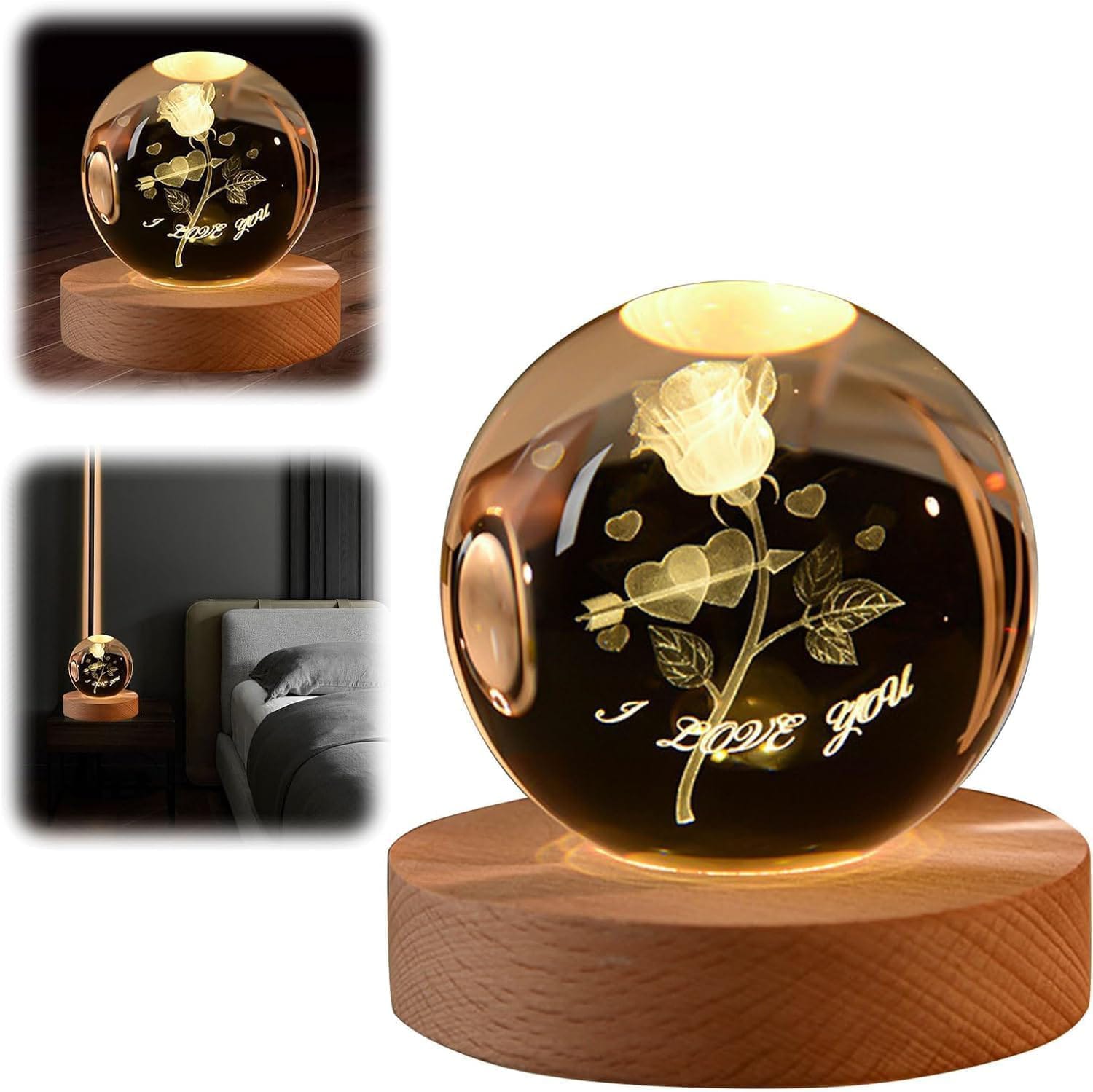3D Ball Lamp I Love You™